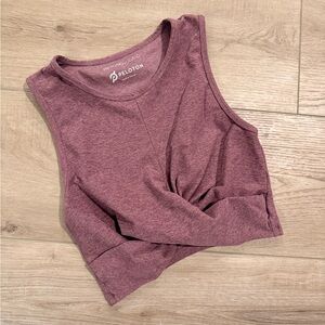 Beyond Yoga X Peloton Women's Mauve Crop Top